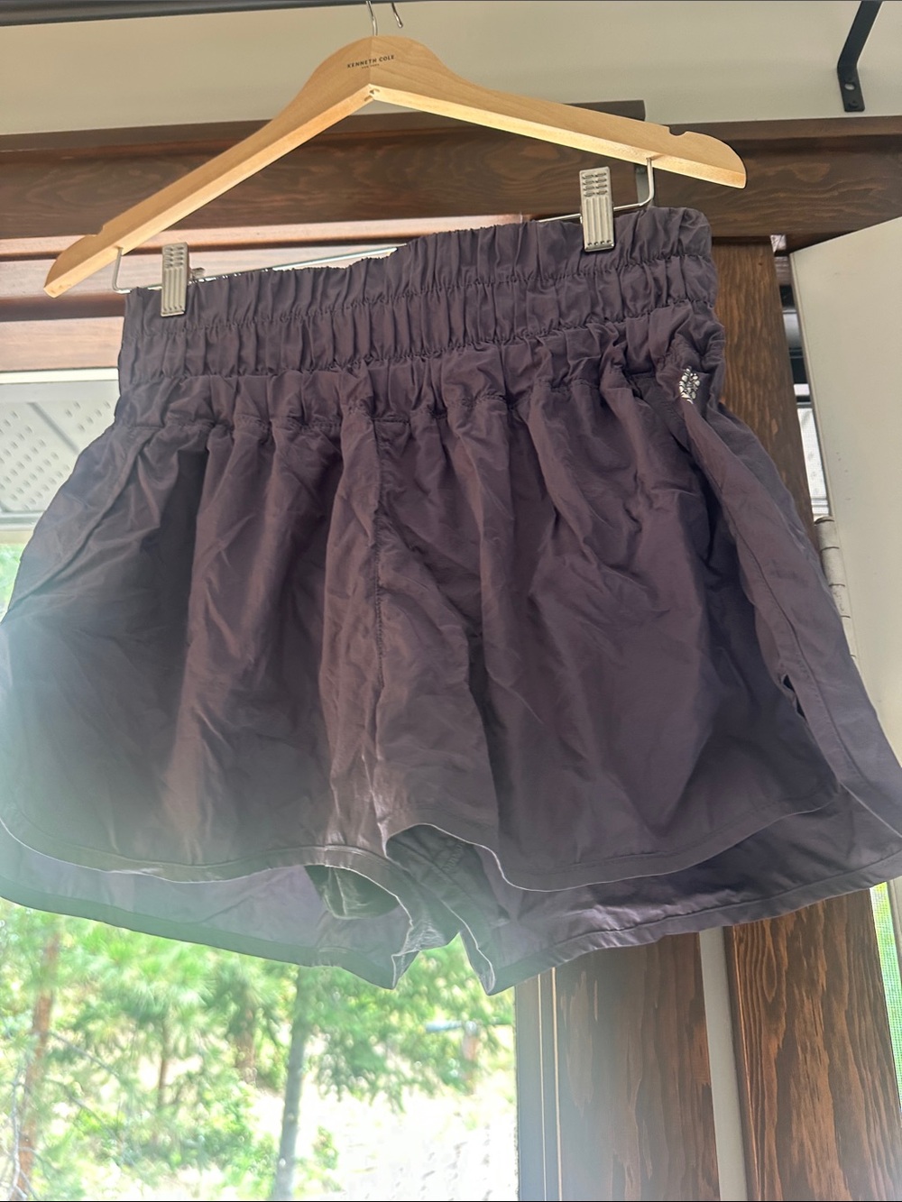 Free people Athletic Elastic-Waist Women’s Shorts in Deep Plum